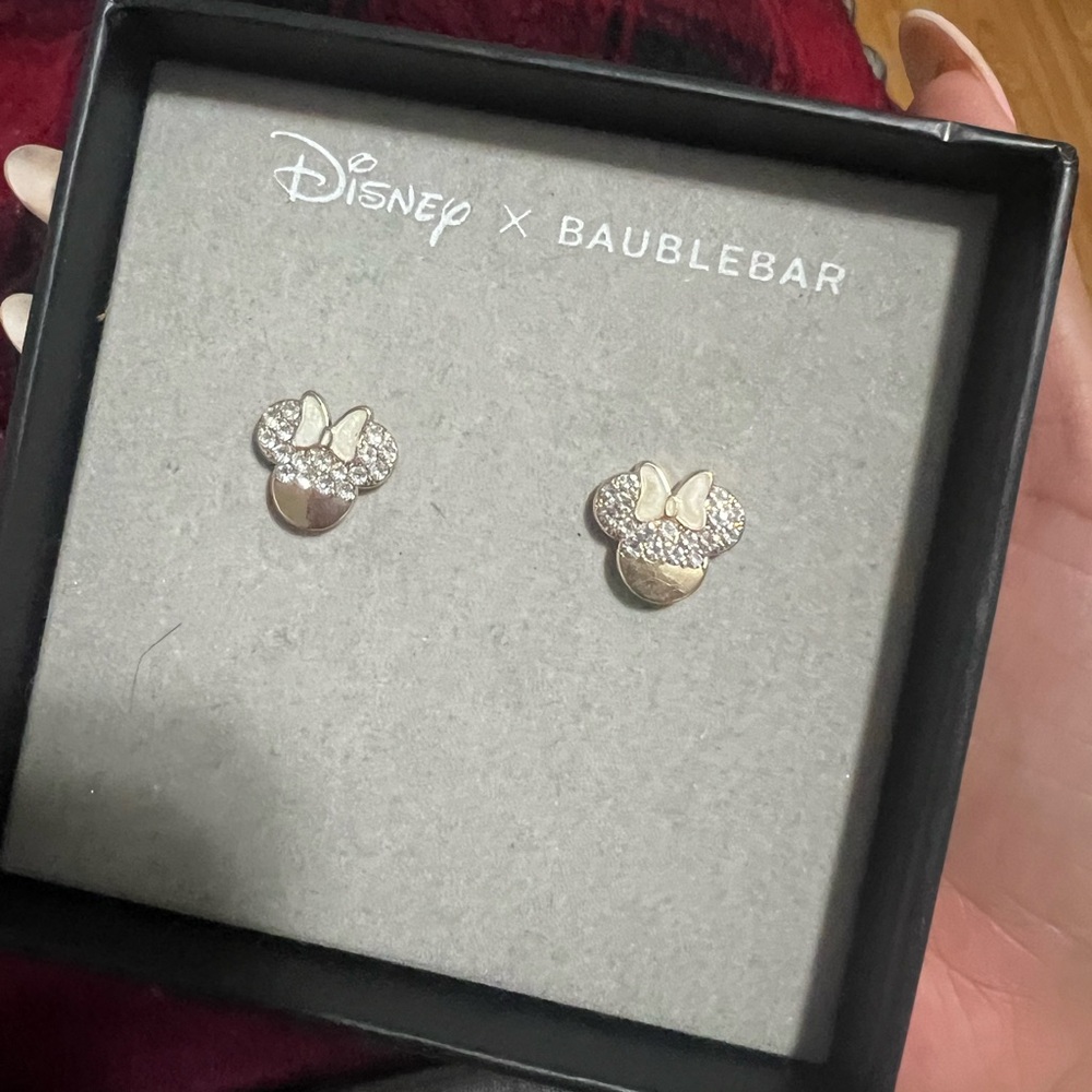 Disney x BaubleBar Gold Earrings